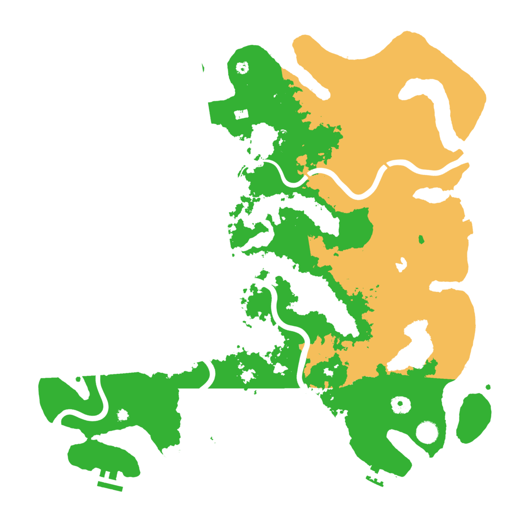Biome Rust Map: Procedural Map, Size: 4100, Seed: 191354789