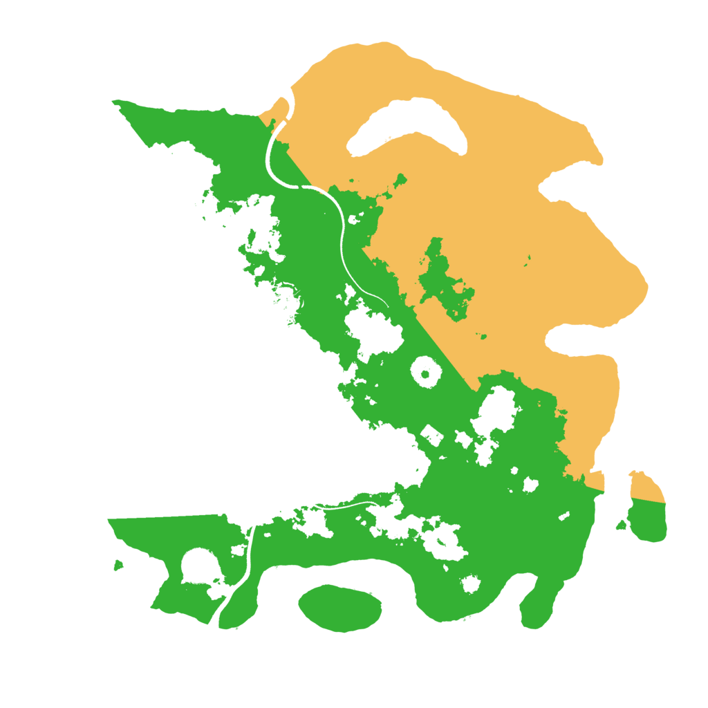 Biome Rust Map: Procedural Map, Size: 3500, Seed: 1886227611