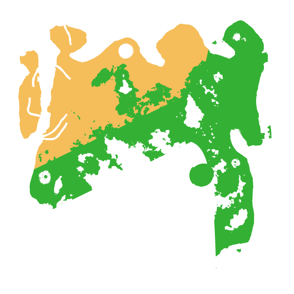 Biome Rust Map: Procedural Map, Size: 3500, Seed: 777444