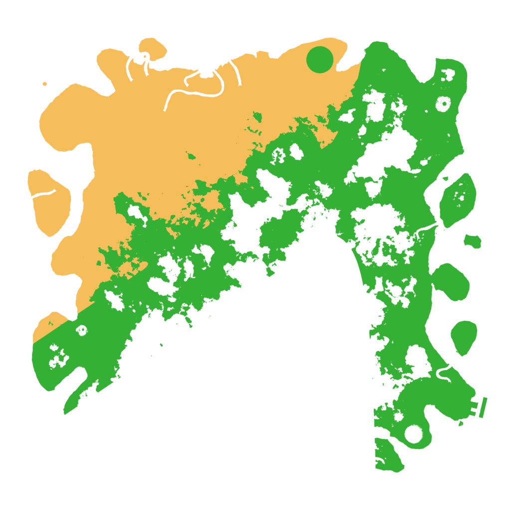 Biome Rust Map: Procedural Map, Size: 5000, Seed: 665213