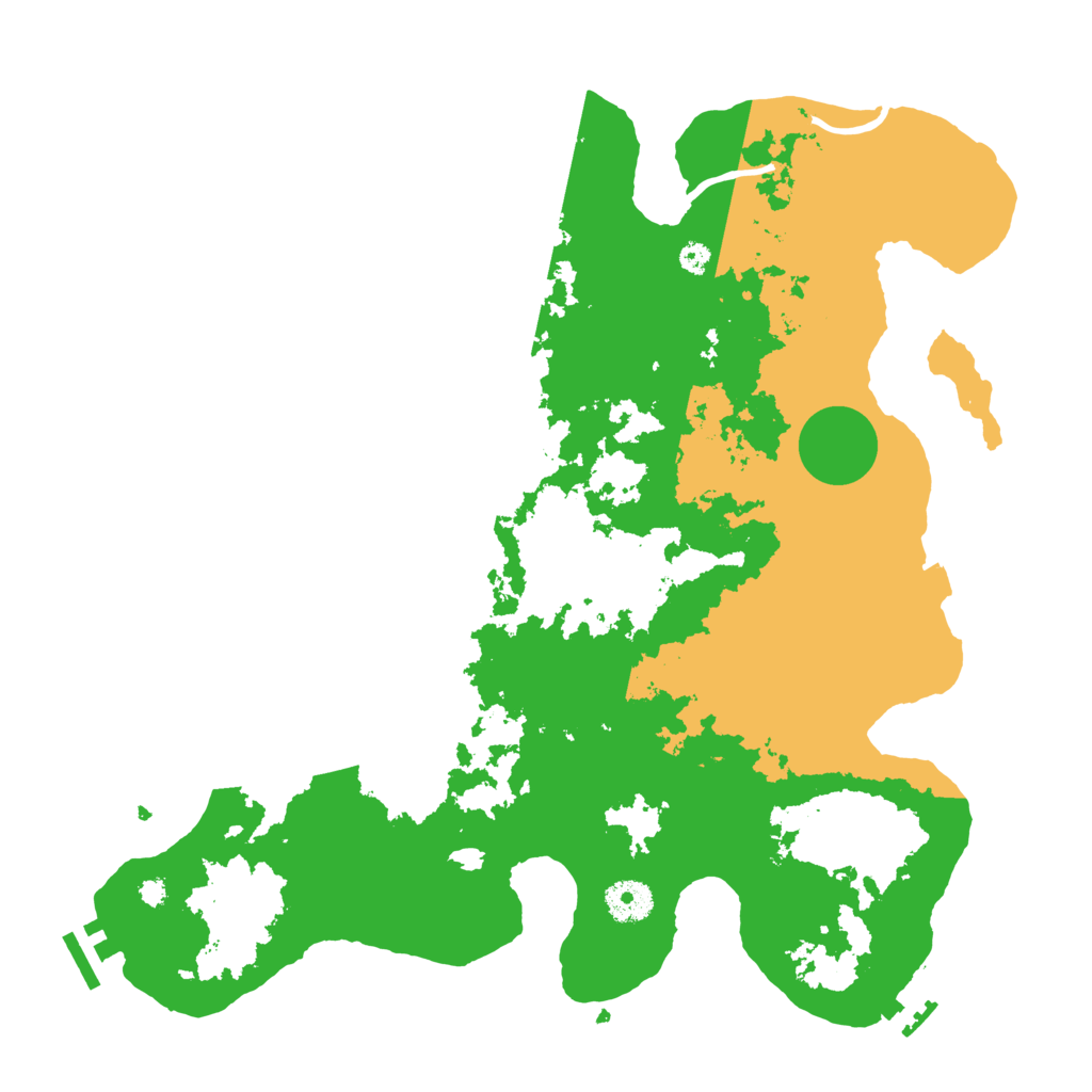 Biome Rust Map: Procedural Map, Size: 3650, Seed: 730042746