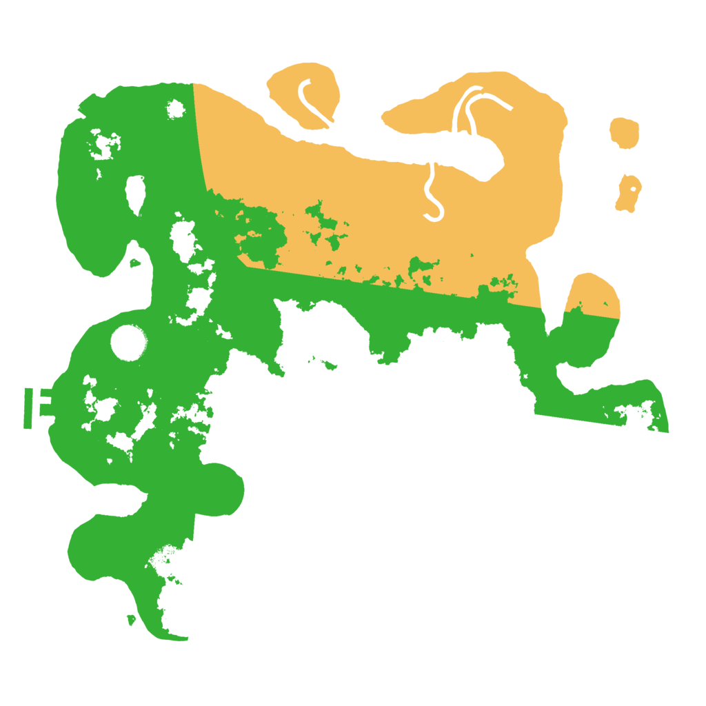 Biome Rust Map: Procedural Map, Size: 3500, Seed: 2014067068