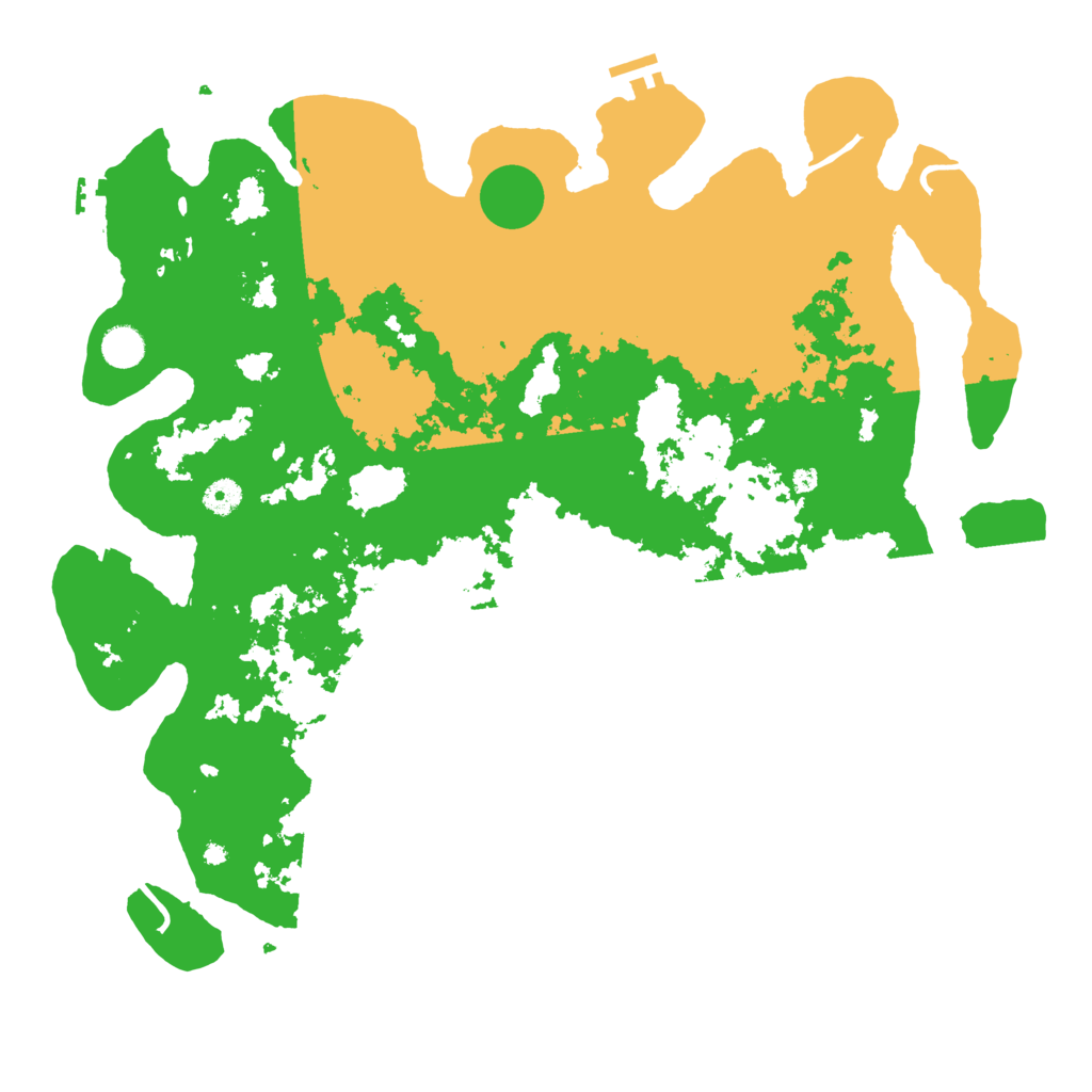 Biome Rust Map: Procedural Map, Size: 4500, Seed: 2074090238