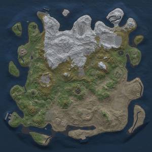 Thumbnail Rust Map: Procedural Map, Size: 4250, Seed: 571041669, 19 Monuments