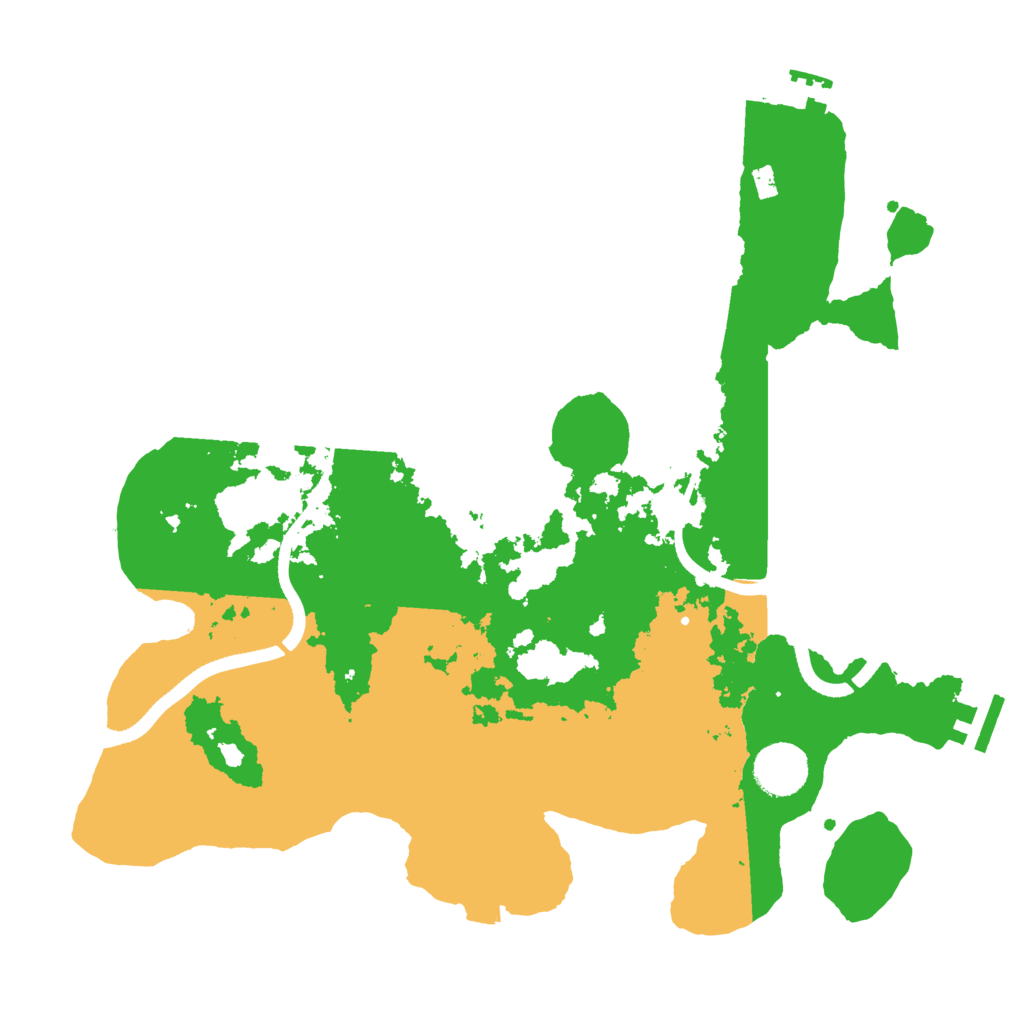 Biome Rust Map: Procedural Map, Size: 3500, Seed: 1142013594