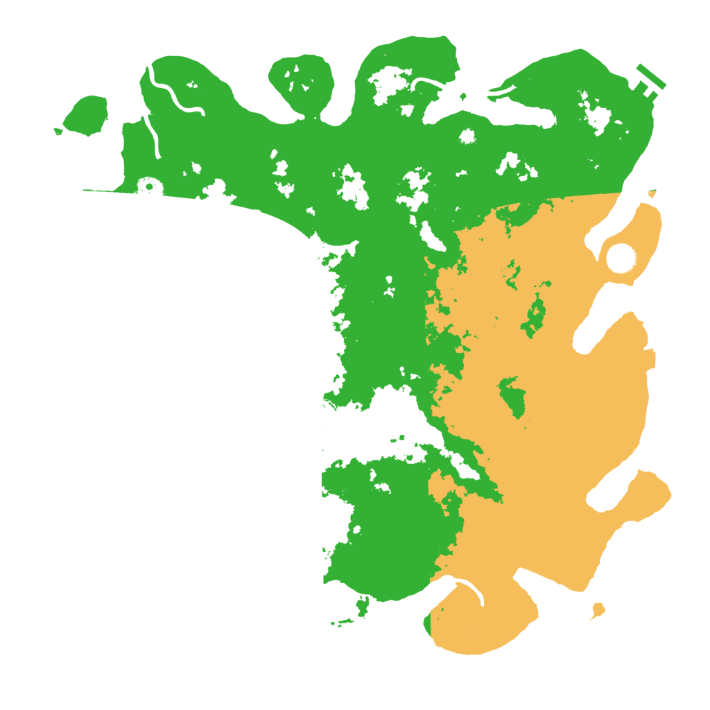 Biome Rust Map: Procedural Map, Size: 4200, Seed: 642156865