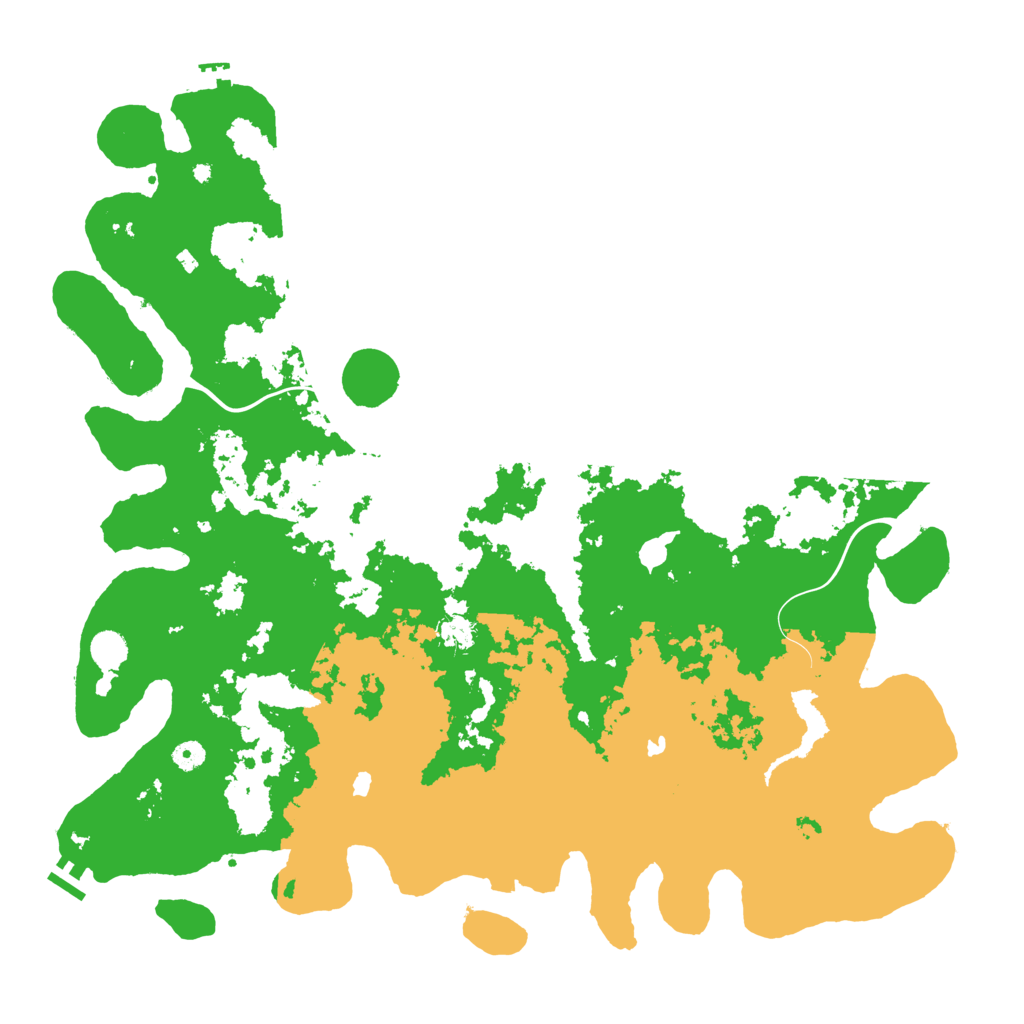 Biome Rust Map: Procedural Map, Size: 5000, Seed: 6982374