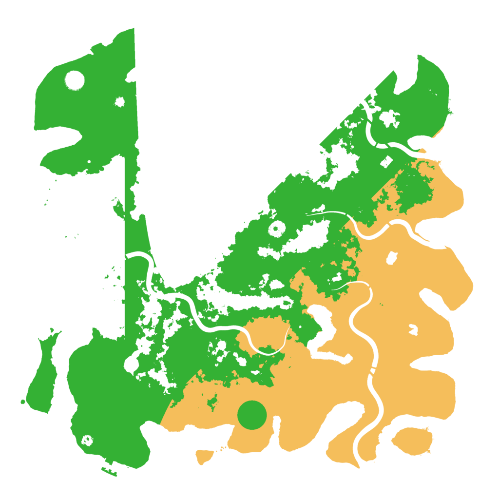 Biome Rust Map: Procedural Map, Size: 4500, Seed: 1106057904