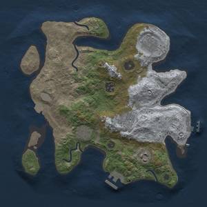 Thumbnail Rust Map: Procedural Map, Size: 3000, Seed: 1103312005, 12 Monuments