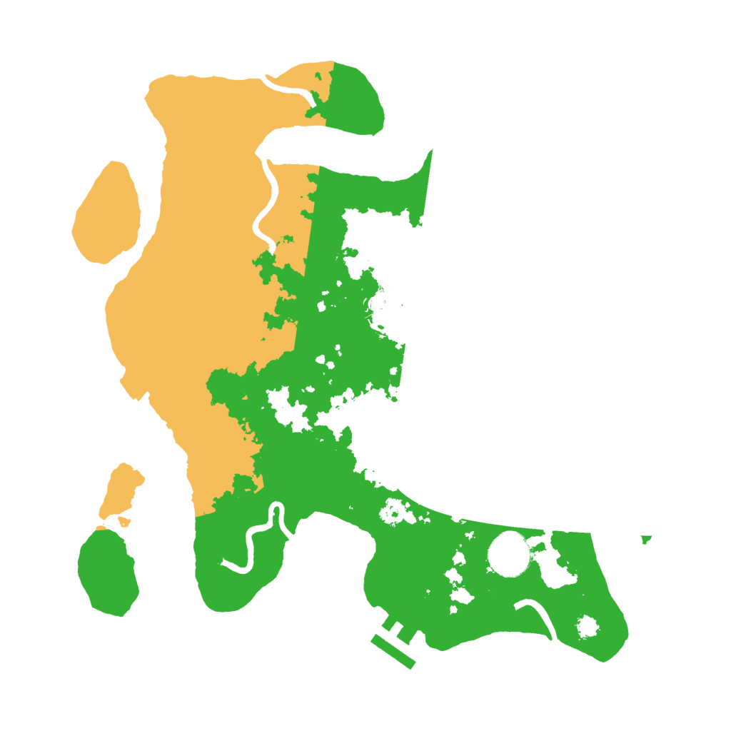 Biome Rust Map: Procedural Map, Size: 3000, Seed: 1103312005