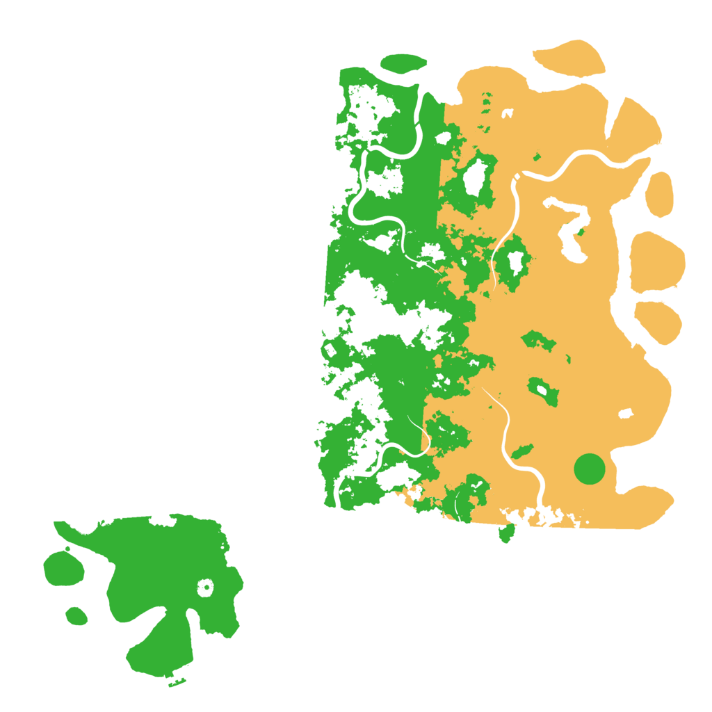Biome Rust Map: Procedural Map, Size: 6000, Seed: 2083295767