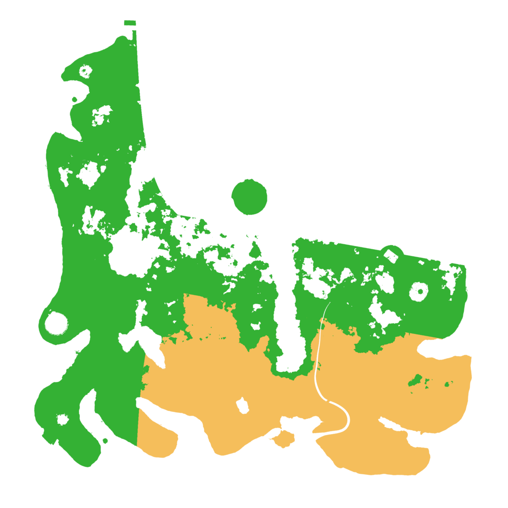 Biome Rust Map: Procedural Map, Size: 4000, Seed: 706371310