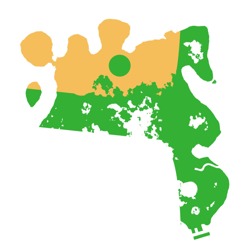 Biome Rust Map: Procedural Map, Size: 3000, Seed: 47777