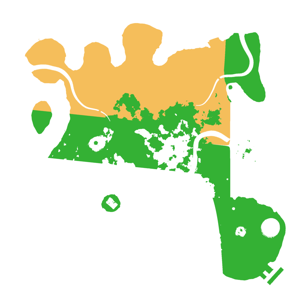 Biome Rust Map: Procedural Map, Size: 3000, Seed: 47777