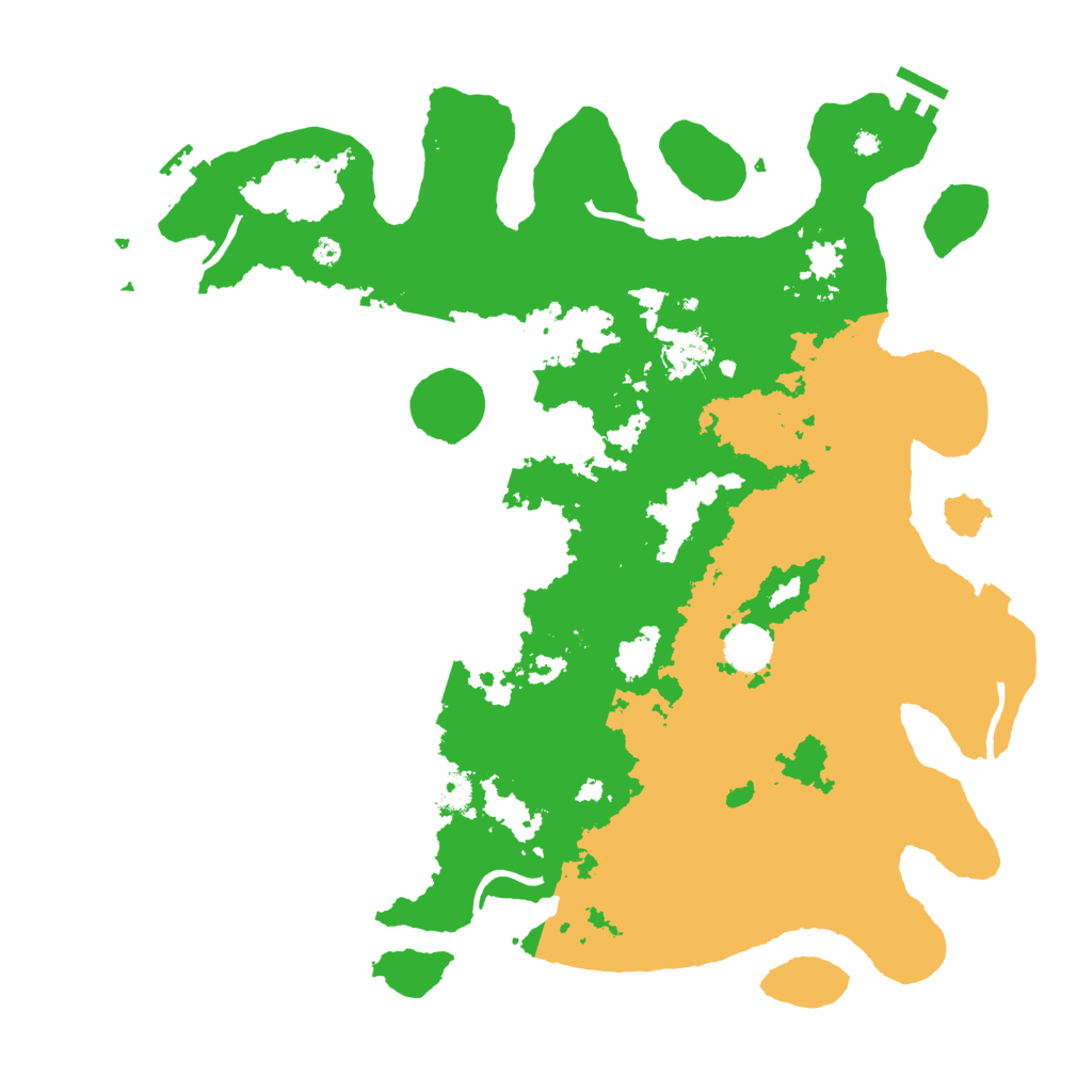 Biome Rust Map: Procedural Map, Size: 4096, Seed: 672639049