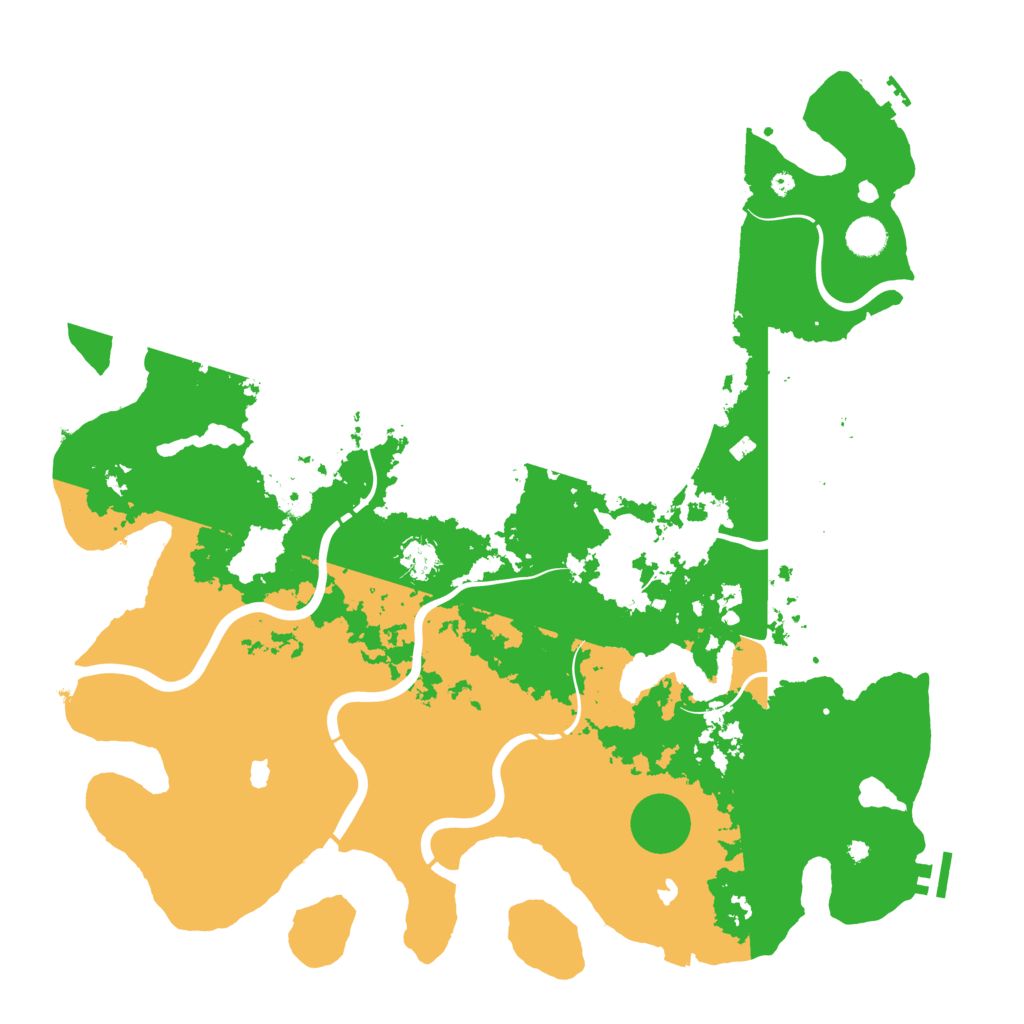 Biome Rust Map: Procedural Map, Size: 4500, Seed: 502954856