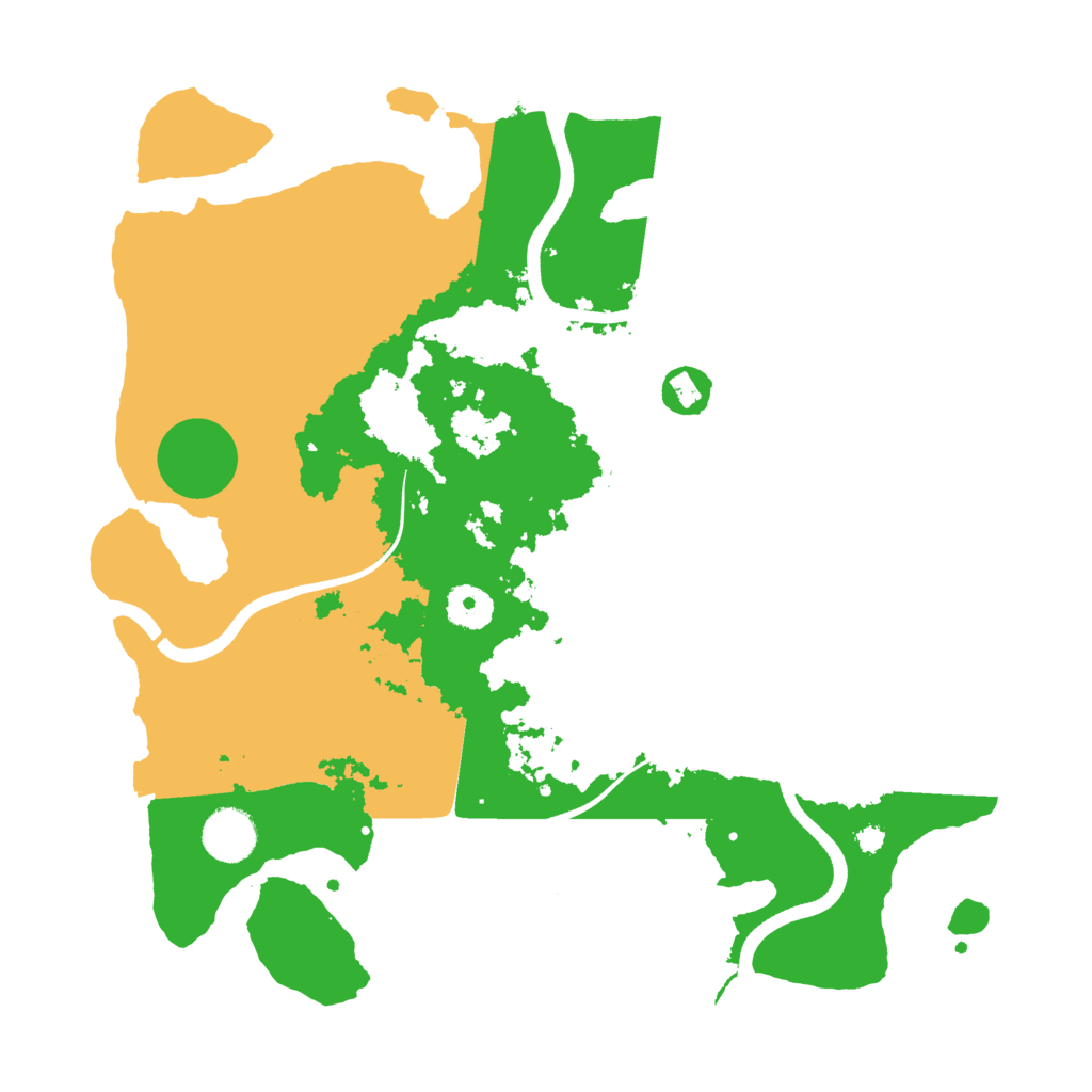 Biome Rust Map: Procedural Map, Size: 3600, Seed: 621218989