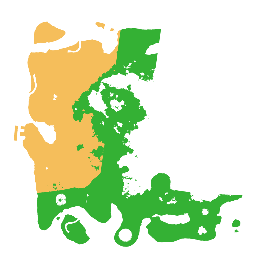 Biome Rust Map: Procedural Map, Size: 3600, Seed: 621218989