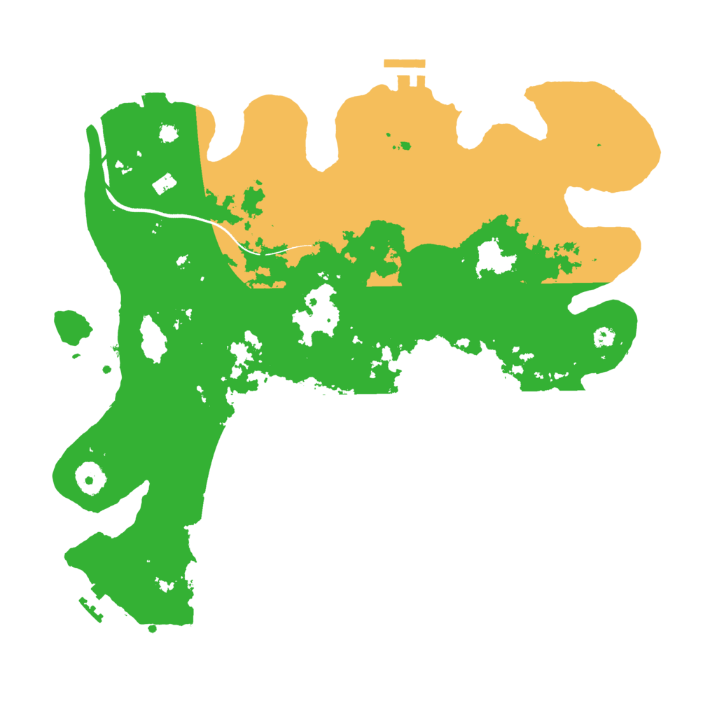 Biome Rust Map: Procedural Map, Size: 3500, Seed: 439226784