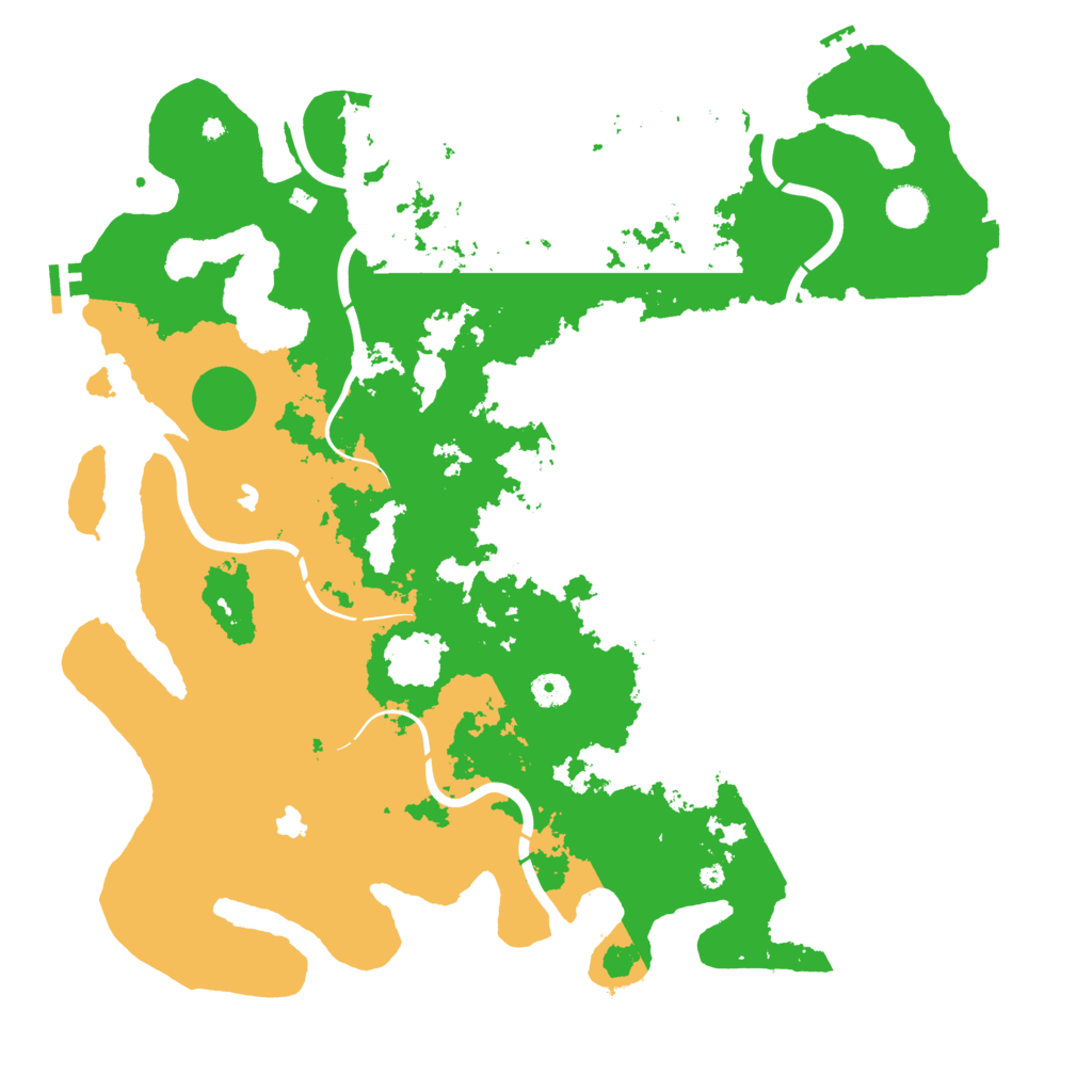Biome Rust Map: Procedural Map, Size: 4500, Seed: 487242002