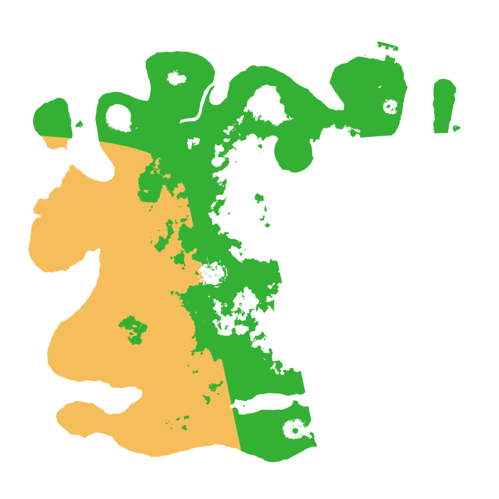 Biome Rust Map: Procedural Map, Size: 3500, Seed: 1007371760