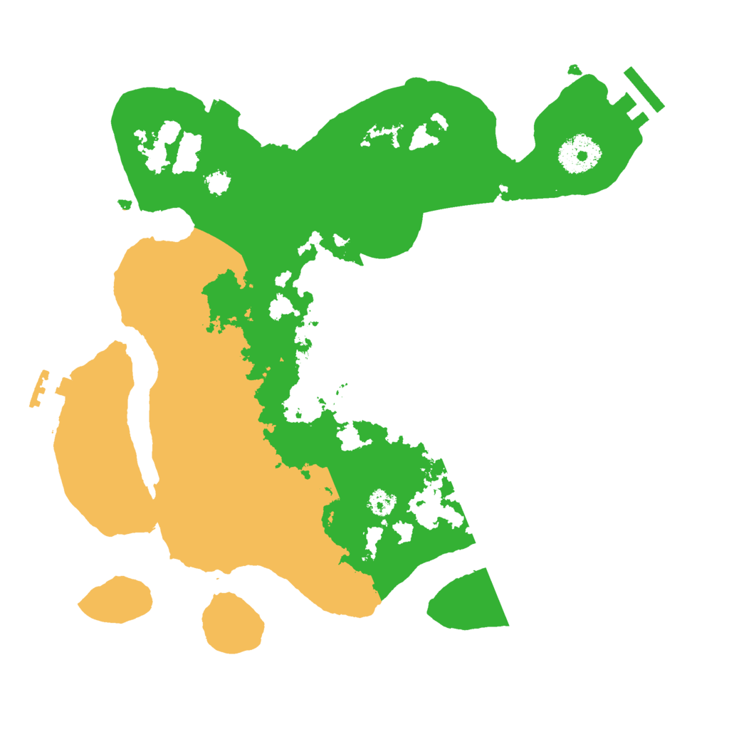 Biome Rust Map: Procedural Map, Size: 2800, Seed: 52954519