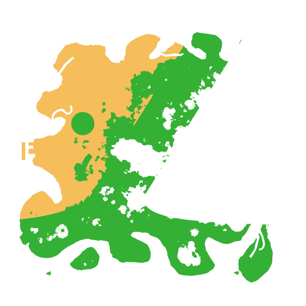 Biome Rust Map: Procedural Map, Size: 3500, Seed: 641036661
