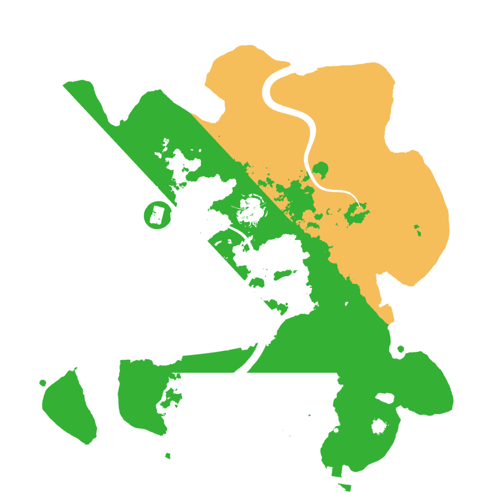 Biome Rust Map: Procedural Map, Size: 3000, Seed: 339602638