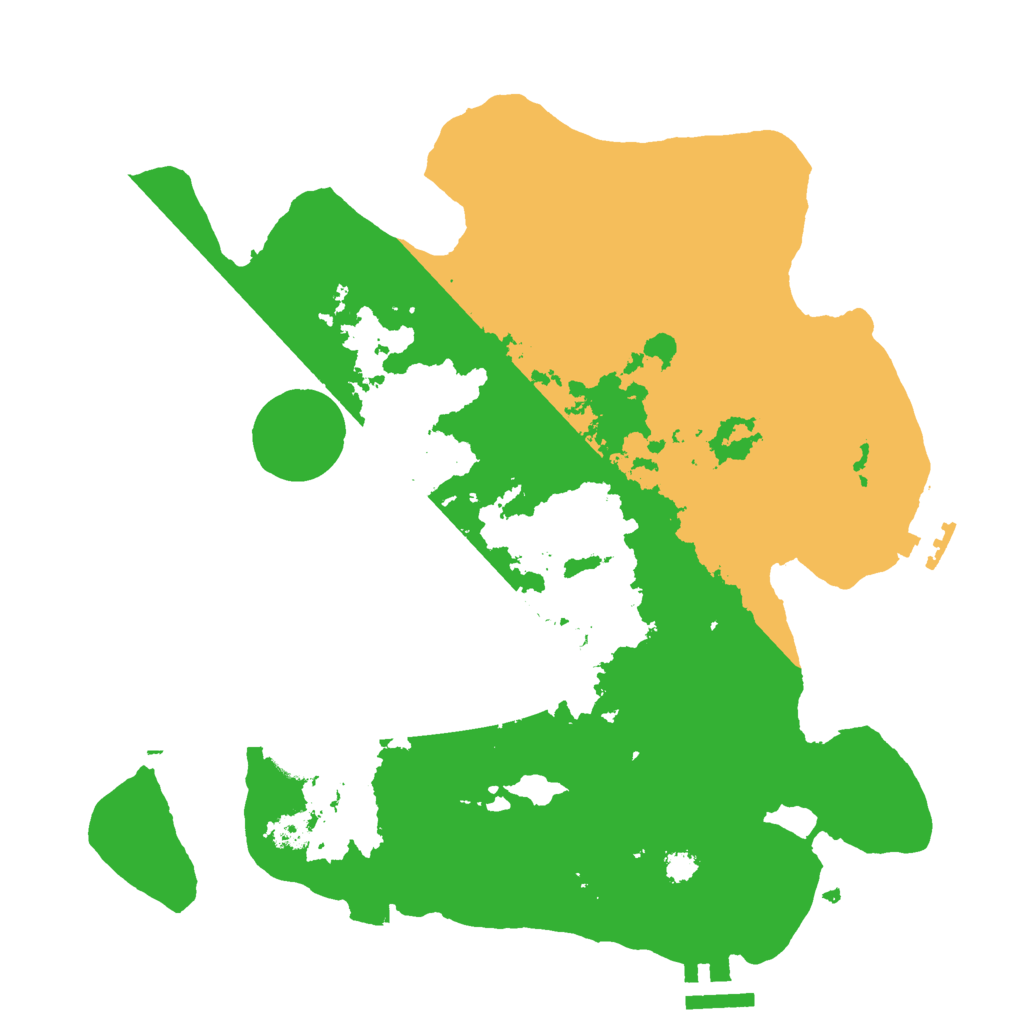 Biome Rust Map: Procedural Map, Size: 3000, Seed: 339602638