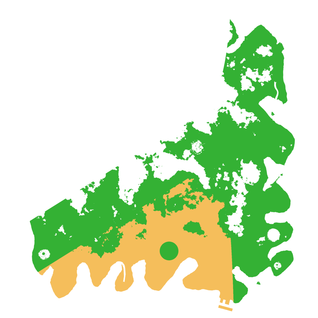 Biome Rust Map: Procedural Map, Size: 4500, Seed: 164006007