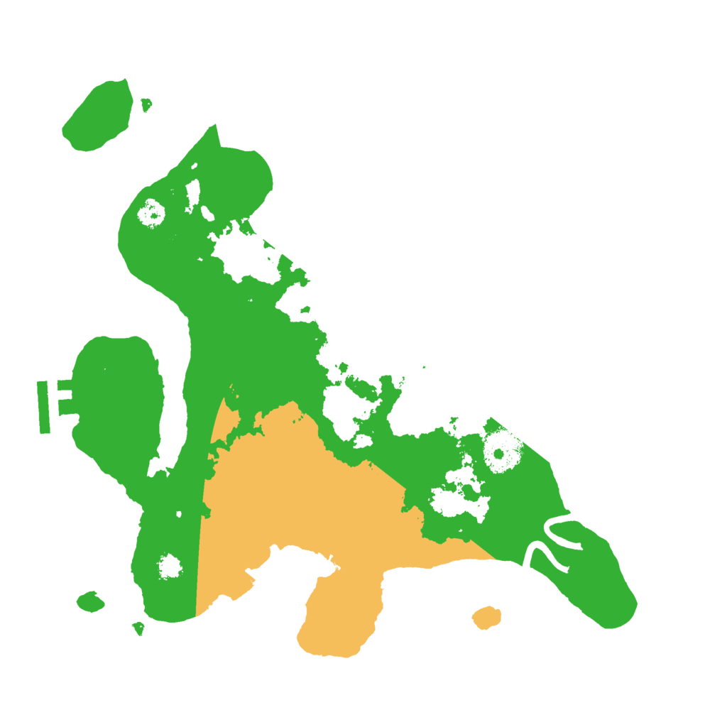 Biome Rust Map: Procedural Map, Size: 2800, Seed: 172104