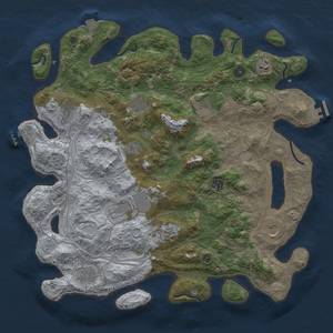 Thumbnail Rust Map: Procedural Map, Size: 4250, Seed: 67816545, 19 Monuments