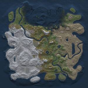 Thumbnail Rust Map: Procedural Map, Size: 4250, Seed: 67816545, 16 Monuments