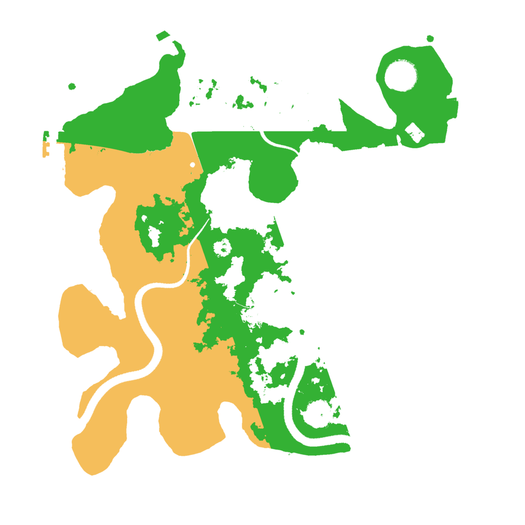Biome Rust Map: Procedural Map, Size: 3000, Seed: 40598426