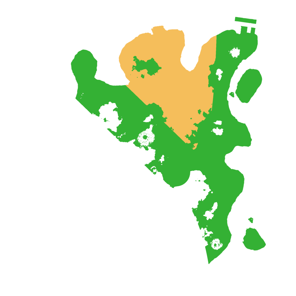 Biome Rust Map: Procedural Map, Size: 2780, Seed: 8888