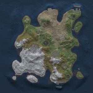 Thumbnail Rust Map: Procedural Map, Size: 2780, Seed: 8888, 11 Monuments