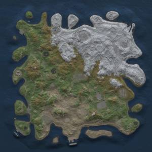 Thumbnail Rust Map: Procedural Map, Size: 4250, Seed: 1527284436, 18 Monuments