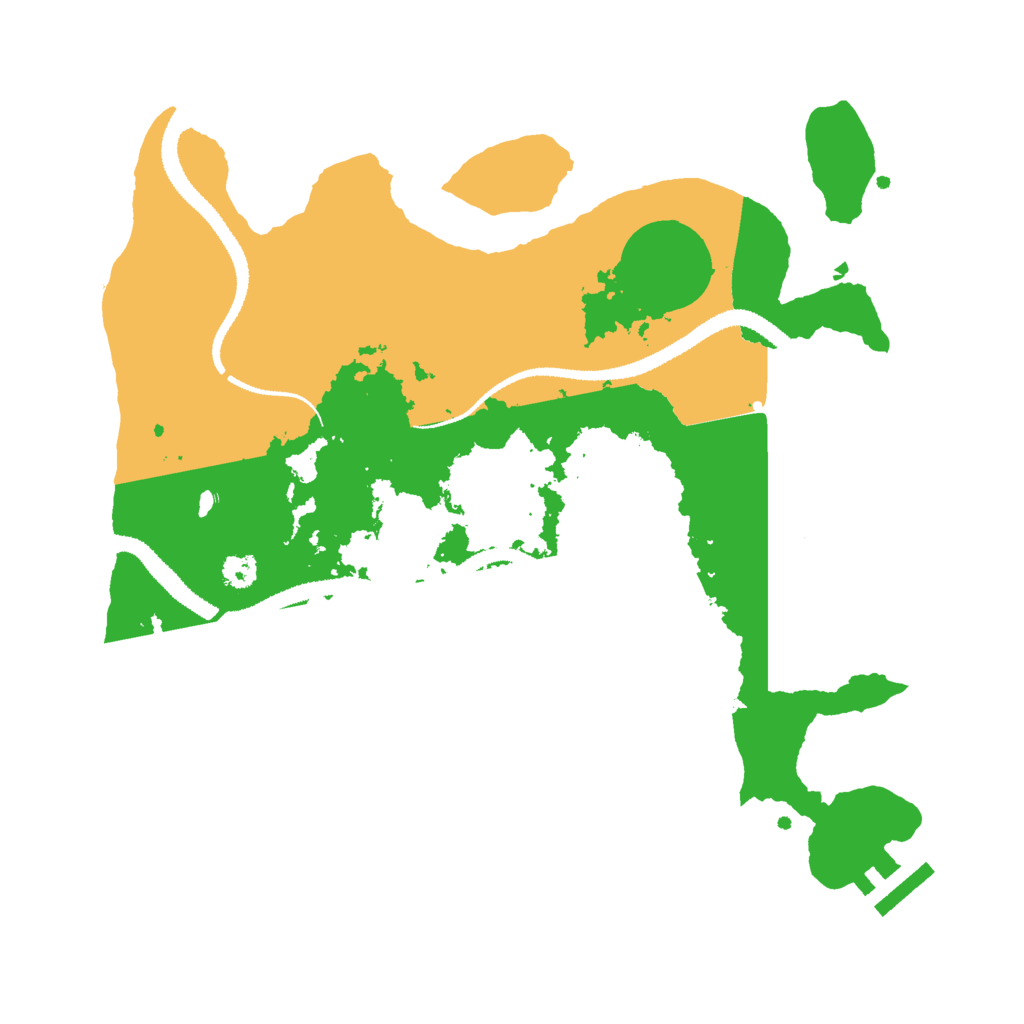 Biome Rust Map: Procedural Map, Size: 3000, Seed: 312335376