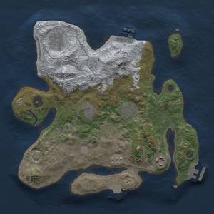 Thumbnail Rust Map: Procedural Map, Size: 3000, Seed: 821739488, 13 Monuments