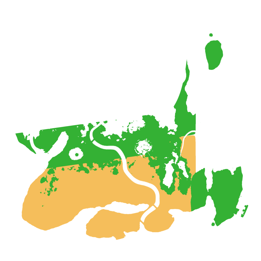 Biome Rust Map: Procedural Map, Size: 3000, Seed: 821739488