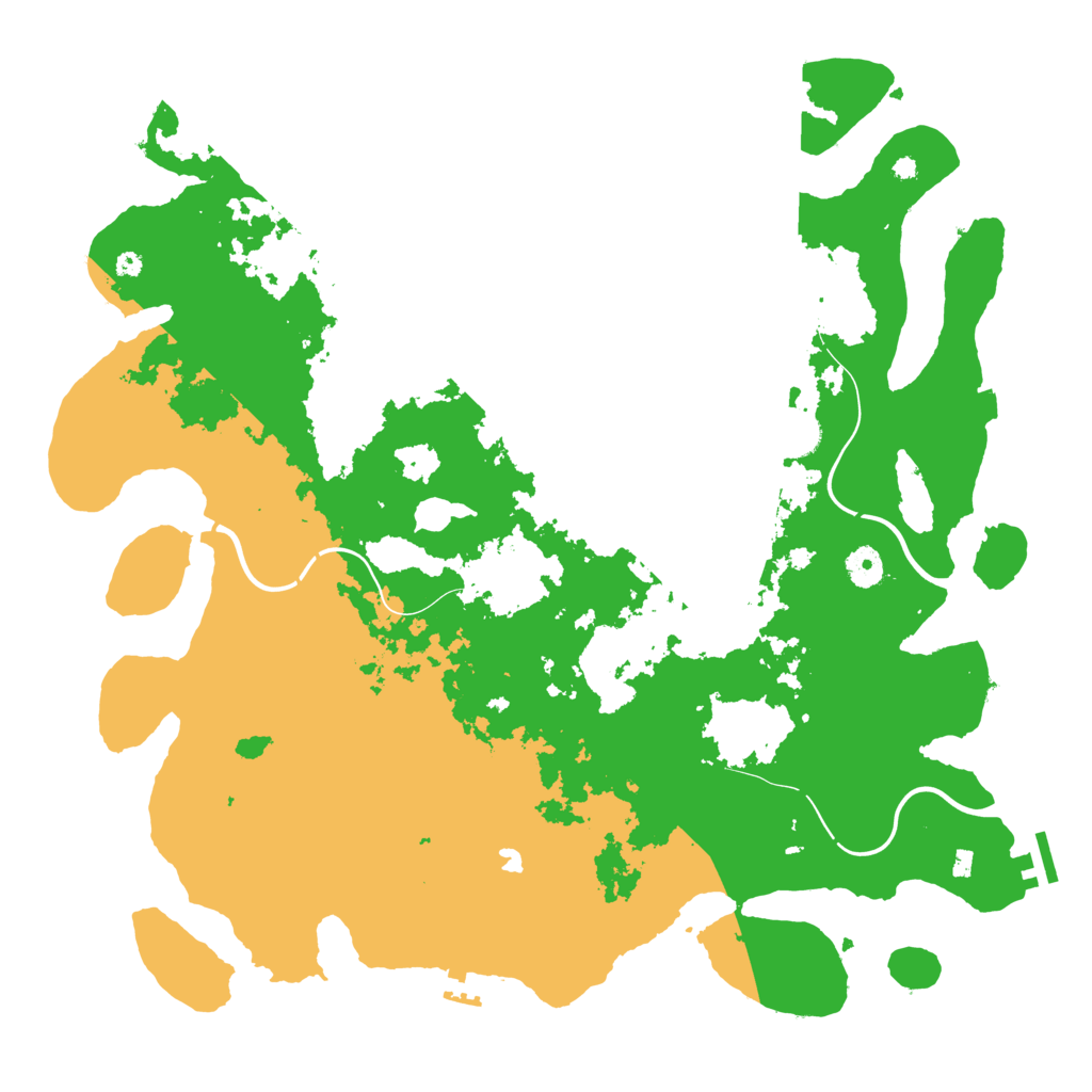 Biome Rust Map: Procedural Map, Size: 4250, Seed: 2084806867