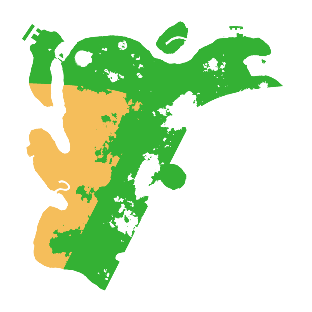 Biome Rust Map: Procedural Map, Size: 3500, Seed: 1993020867