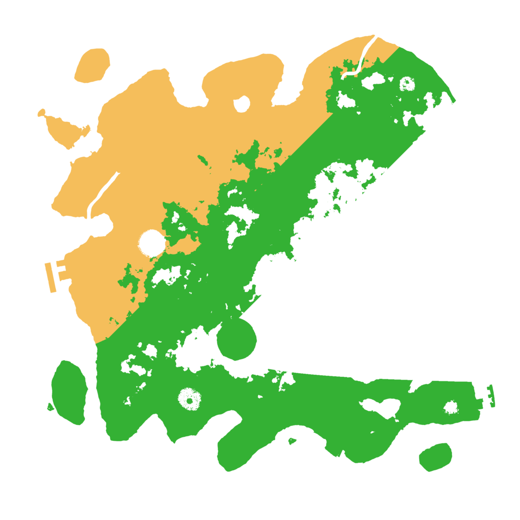 Biome Rust Map: Procedural Map, Size: 3500, Seed: 19826010