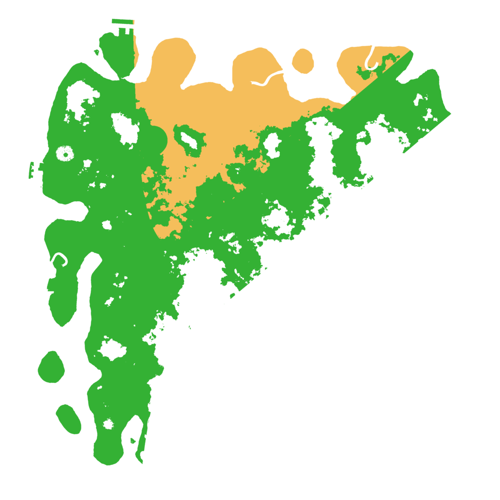 Biome Rust Map: Procedural Map, Size: 4499, Seed: 12220339
