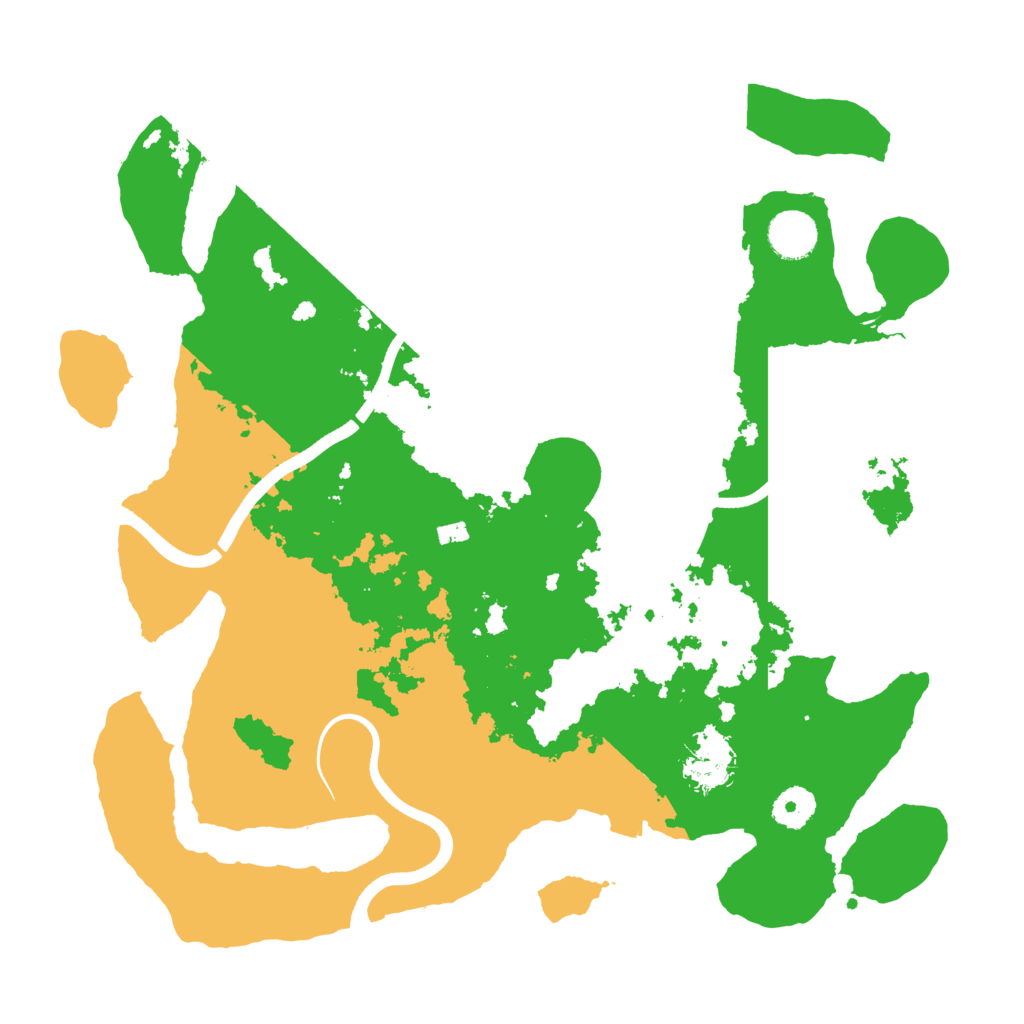 Biome Rust Map: Procedural Map, Size: 3700, Seed: 1538939291