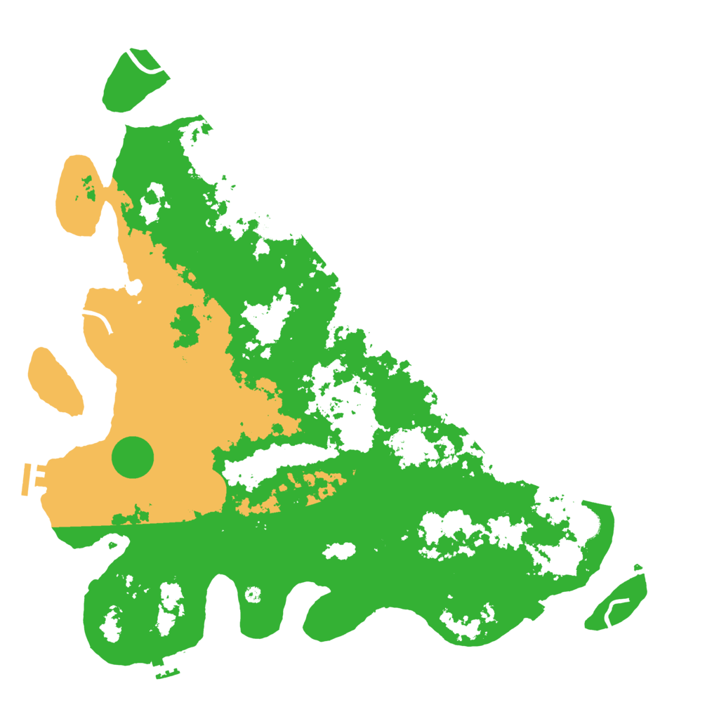 Biome Rust Map: Procedural Map, Size: 4500, Seed: 891831479