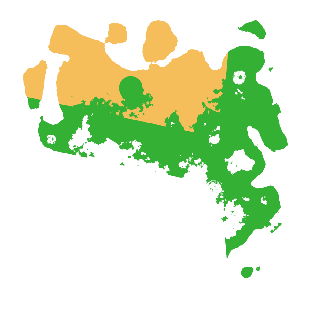 Biome Rust Map: Procedural Map, Size: 3500, Seed: 1592553812