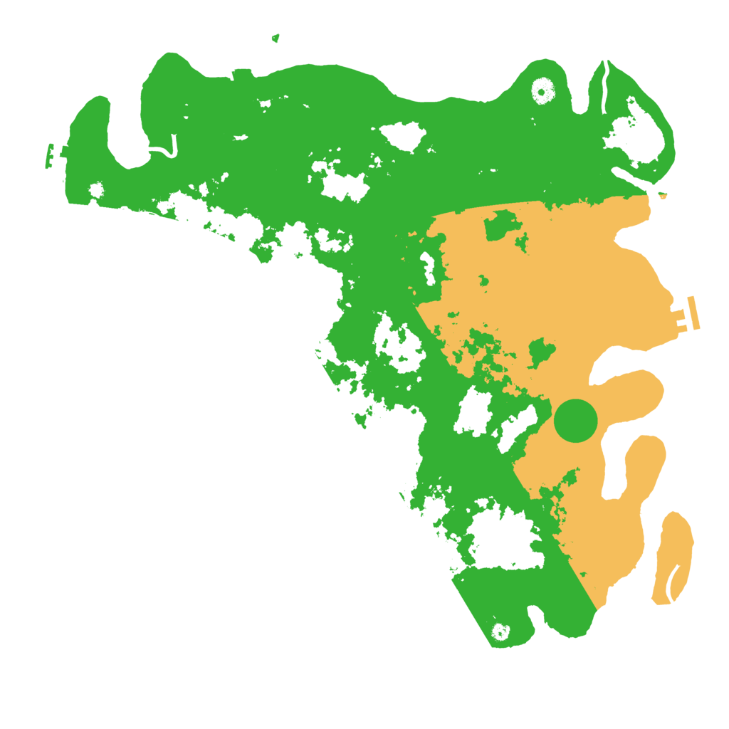 Biome Rust Map: Procedural Map, Size: 4400, Seed: 1250121189
