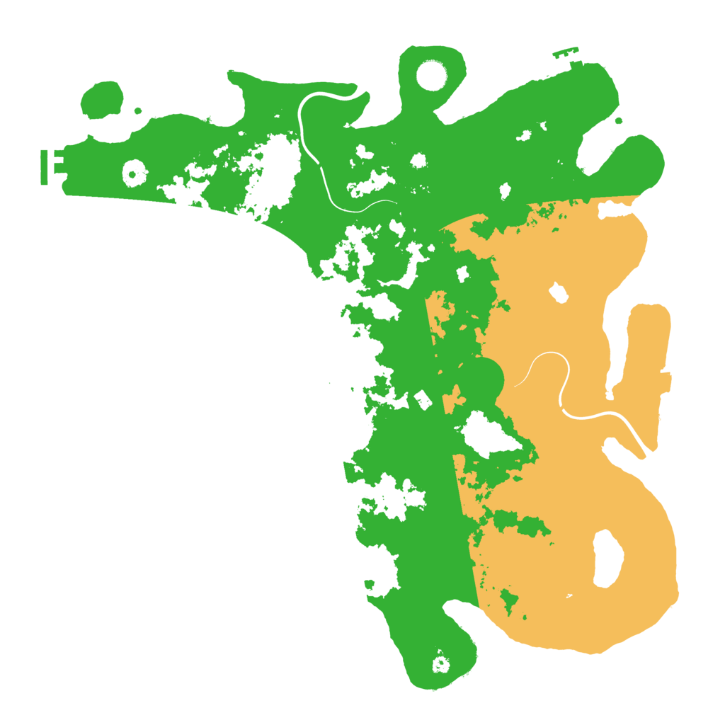 Biome Rust Map: Procedural Map, Size: 4200, Seed: 830510504