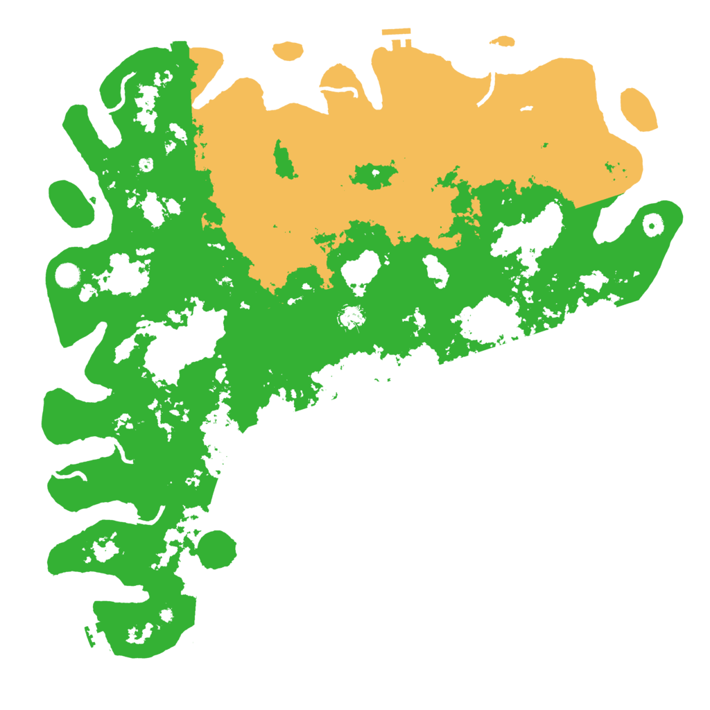 Biome Rust Map: Procedural Map, Size: 5000, Seed: 7493845